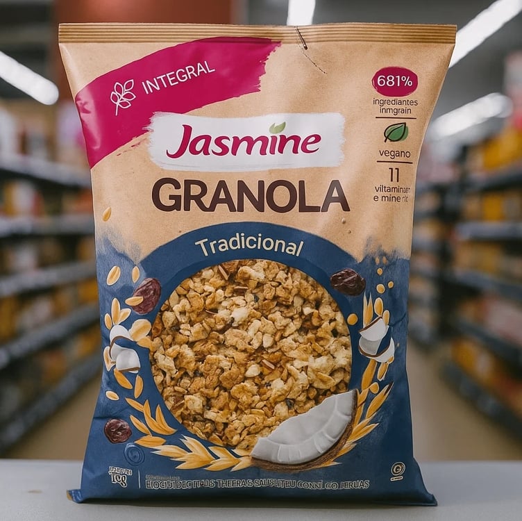Jasmine Granola Tradicional Integral 1kg Jasmine Granola Tradicional Integral 1kg