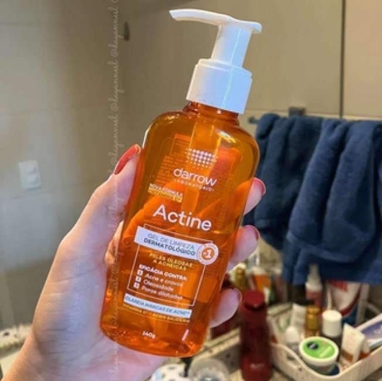 Darrow Actine Gel De Limpeza + Vit C Pele Oleosa A Acneira - 140G Laranja Darrow Actine Gel De Limpeza + Vit C Pele Oleosa A Acneira - 140G Laranja