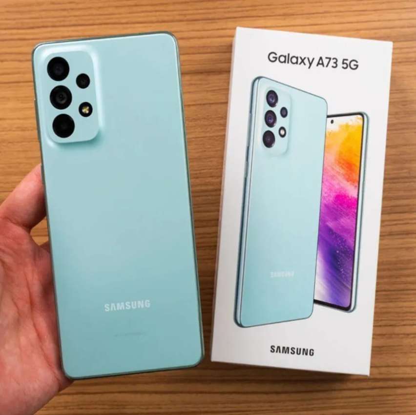 Smartphone Samsung Galaxy A73 5G, 8GB RAM, 128GB, Dual Chip, Tela Infinita de 6.7" Verde Smartphone Samsung Galaxy A73 5G, 8GB RAM, 128GB, Dual Chip, Tela Infinita de 6.7" Verde