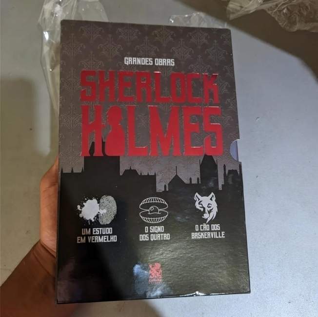 Grandes Obras Sherlock Holmes - Box com 3 Livros Capa comum – 27 outubro 2023 Grandes Obras Sherlock Holmes - Box com 3 Livros Capa comum – 27 outubro 2023