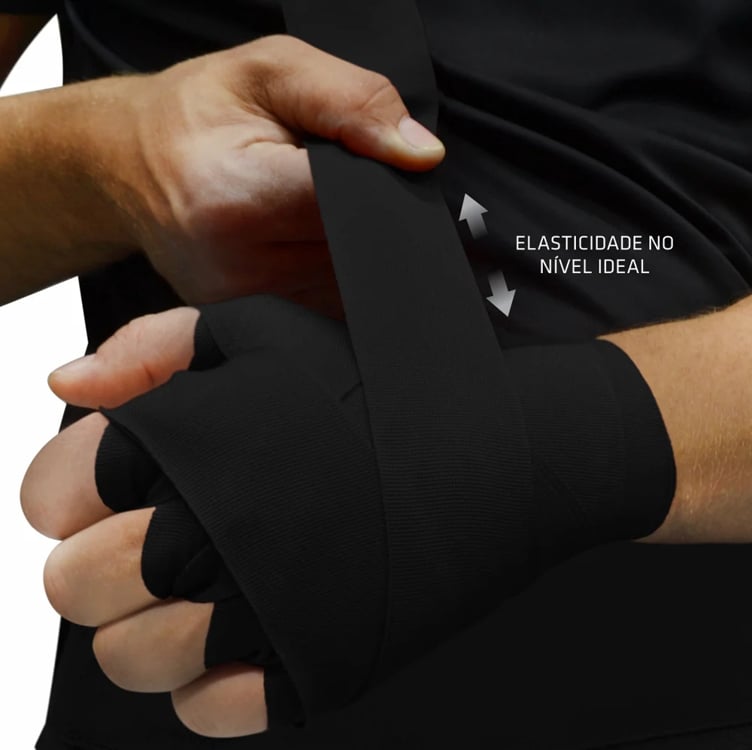 Bandagem Elástica Vollo Proteção Mãos 3m Luta Vfg Bandagem Elástica Vollo Proteção Mãos 3m Luta Vfg