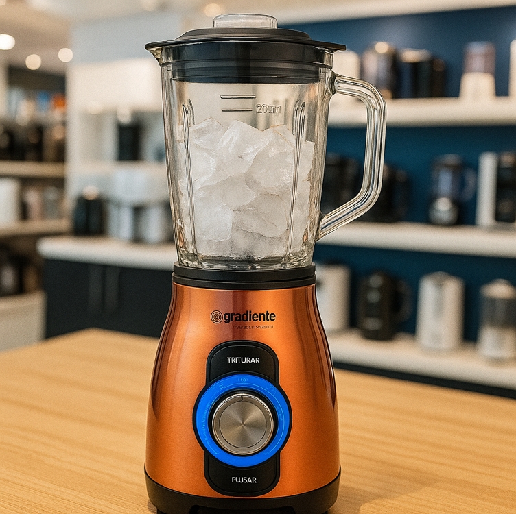 Liquidificador PGLQ352 Revolution Glass Copo de Vidro 2 Litros Potência De 1000w Cor Cobre Gradiente 110v/127v Liquidificador PGLQ352 Revolution Glass Copo de Vidro 2 Litros Potência De 1000w Cor Cobre Gradiente 110v/127v