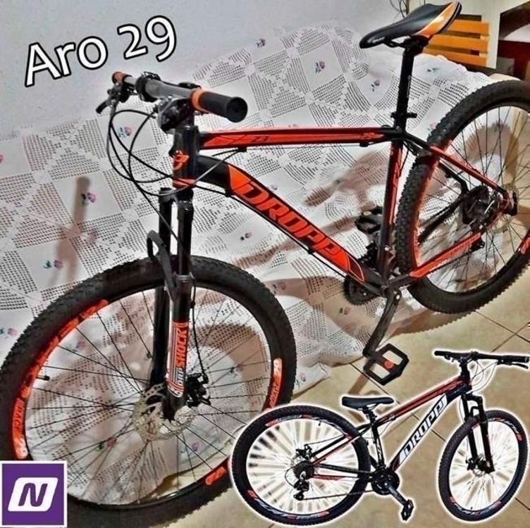Bicicleta Aro 29 Dropp Z3 Câmbio Shimano 21 Vel Freio Discos Bicicleta Aro 29 Dropp Z3 Câmbio Shimano 21 Vel Freio Discos