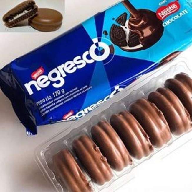 Biscoito, Negresco, Coberto Chocolate, 120g Biscoito, Negresco, Coberto Chocolate, 120g
