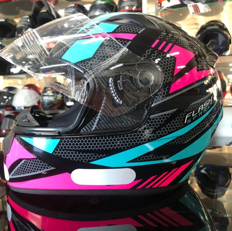 Capacete Moto Ebf New Spark Esportivo C/ Narigueira Capacete Moto Ebf New Spark Esportivo C/ Narigueira