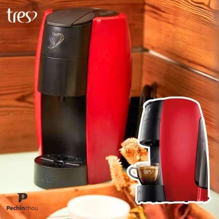 Cafeteira Espresso LOV Vermelha, 127V - TRES 3 Corações Cafeteira Espresso LOV Vermelha, 127V - TRES 3 Corações