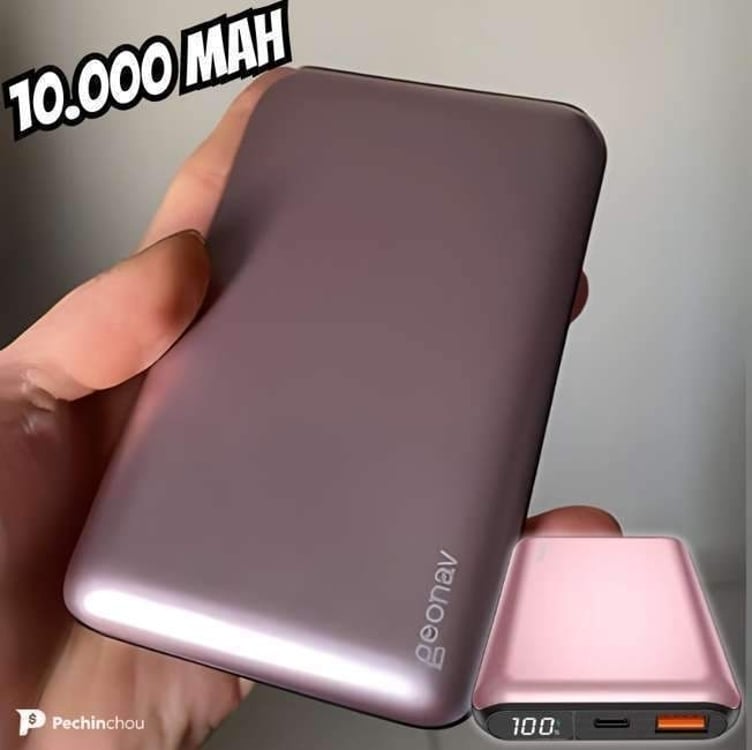 Carregador Portátil/Power Bank Geonav 10.000 mAh com 1 Cabo USB-C PB10K20WRG Carregador Portátil/Power Bank Geonav 10.000 mAh com 1 Cabo USB-C PB10K20WRG