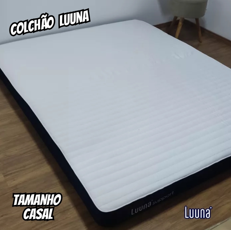 Colchão Casal Luuna Support, 10 Anos de Garantia, Firme Ortopédico, Capa Lavável - 138x188cm Colchão Casal Luuna Support, 10 Anos de Garantia, Firme Ortopédico, Capa Lavável - 138x188cm