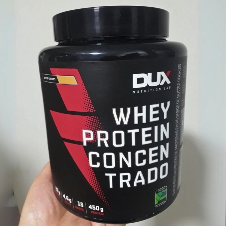 Whey Protein Concentrado - 450g Dux Nutrition Sabor Baunilha Whey Protein Concentrado - 450g Dux Nutrition Sabor Baunilha