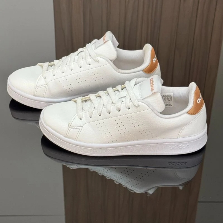 Tênis Adidas Urban Court Masculino - Branco+Cinza Tênis Adidas Urban Court Masculino - Branco+Cinza