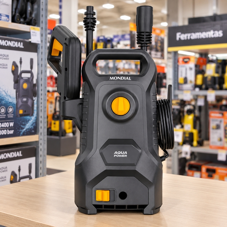 Mondial Lap-04 Gy Lavadora De Alta Pressão 1400w + Jato Ajustável