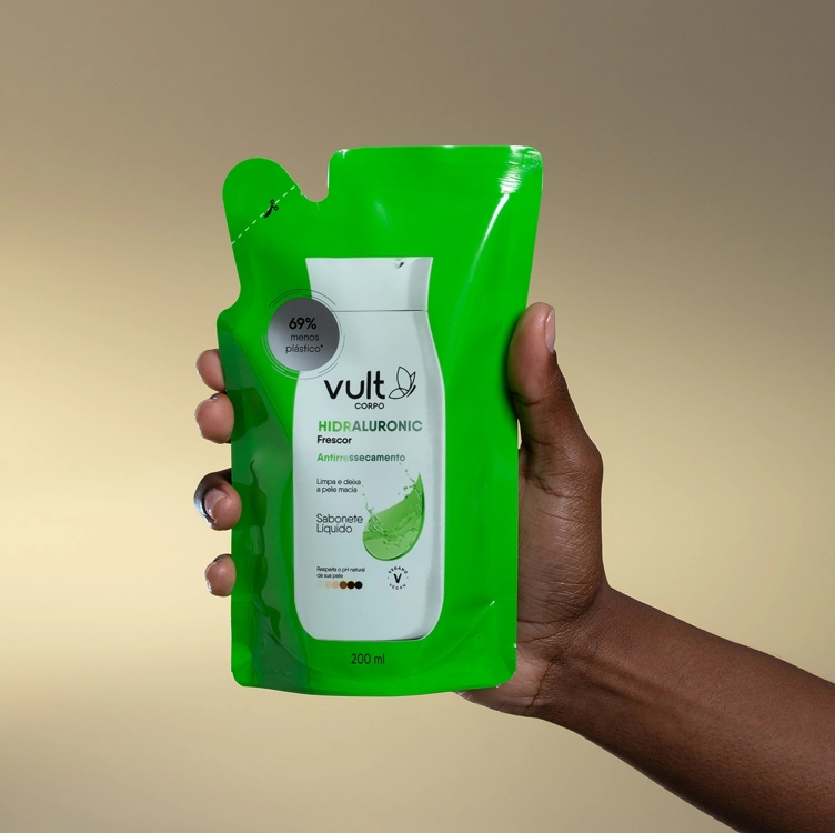 Vult Refil Sabonete Líquido Corporal Glicerina Frescor 200ml Vult Refil Sabonete Líquido Corporal Glicerina Frescor 200ml