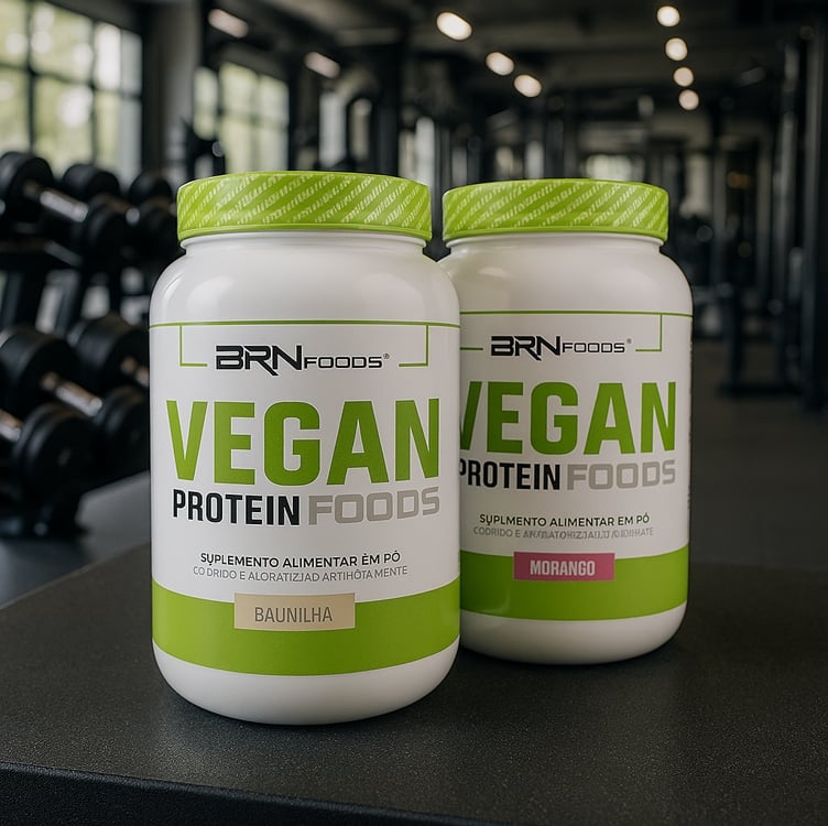 Kit 2x Vegan Protein Baunilha e Morango 2kg - BRN Foods Kit 2x Vegan Protein Baunilha e Morango 2kg - BRN Foods