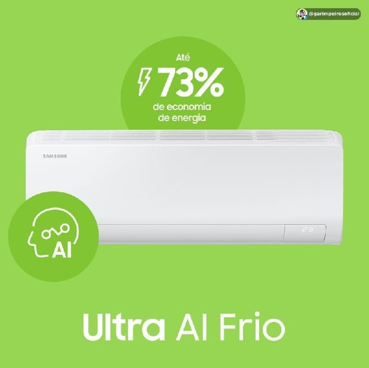 Samsung Ar-condicionado Split Digital Inverter Ultra Connect AI 24.000 BTUs Frio AR50F24D1AHNAZ Branco | Amazon.com.br