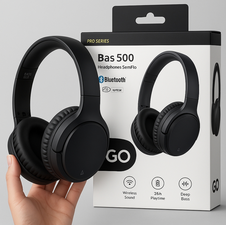 I2GO, Headphone Bass 500, Bluetooth, Microfone Integrado, Controle Multimídia, Até 30h de bateria, Entrada cabo auxiliar P2 (incluso), Dobrável, Preto, i2GO PRO I2GO, Headphone Bass 500, Bluetooth, Microfone Integrado, Controle Multimídia, Até 30h de bateria, Entrada cabo auxiliar P2 (incluso), Dobrável, Preto, i2GO PRO