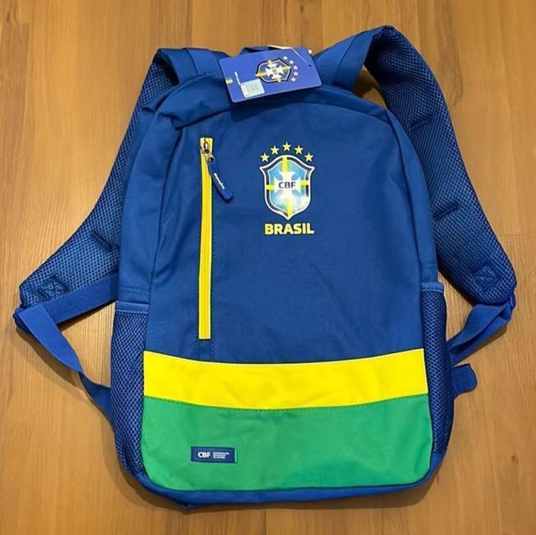 Mochila do Brasil CBF Detalhe Zíper Mochila do Brasil CBF Detalhe Zíper
