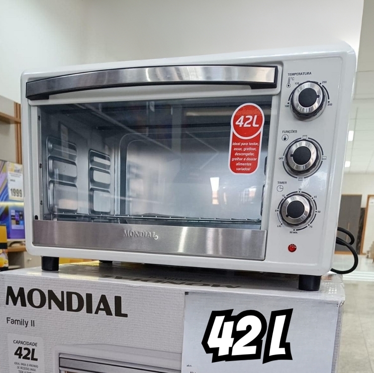 Forno Elétrico De Bancada Mondial Multifuncional - 110v Forno Elétrico De Bancada Mondial Multifuncional - 110v
