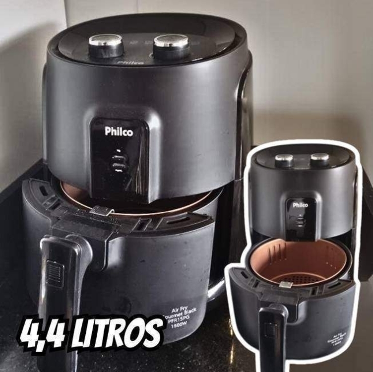 Air Fryer Philco Gourmet Pfr15pg De 4,4l Cor Preto 220v Air Fryer Philco Gourmet Pfr15pg De 4,4l Cor Preto 220v