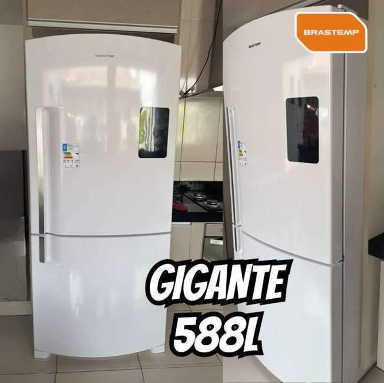 Geladeira Brastemp Frost Free Inverse 588 litros Branca com Smart Bar BRE85AB 110V Geladeira Brastemp Frost Free Inverse 588 litros Branca com Smart Bar BRE85AB 110V