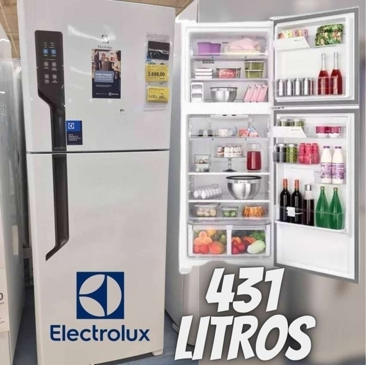 Geladeira Electrolux Frost Free 431L Duplex Branca TF55 220v Geladeira Electrolux Frost Free 431L Duplex Branca TF55 220v