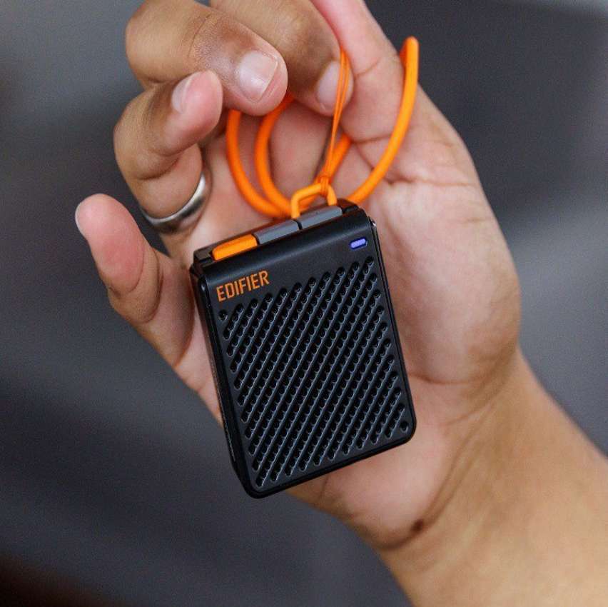 Mp85 Preto-laranja - Caixa De Som Portátil Bluetooth Edifier Mp85 Preto-laranja - Caixa De Som Portátil Bluetooth Edifier
