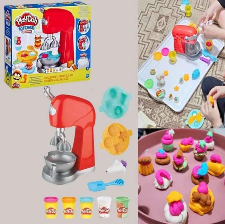 Play-Doh Kitchen Creations Biscoitos Divertidos - Playset para crianças a partir dos 3 anos com 10 acessórios e 5 potes de Play-Doh Play-Doh Kitchen Creations Biscoitos Divertidos - Playset para crianças a partir dos 3 anos com 10 acessórios e 5 potes de Play-Doh