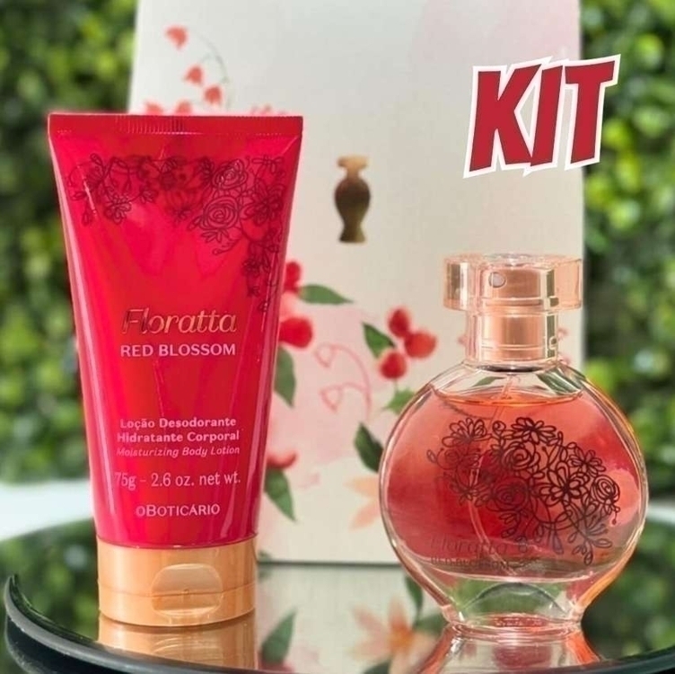 Mini Kit Presente Dia das Mães Floratta Red Blossom (2 itens) Mini Kit Presente Dia das Mães Floratta Red Blossom (2 itens)