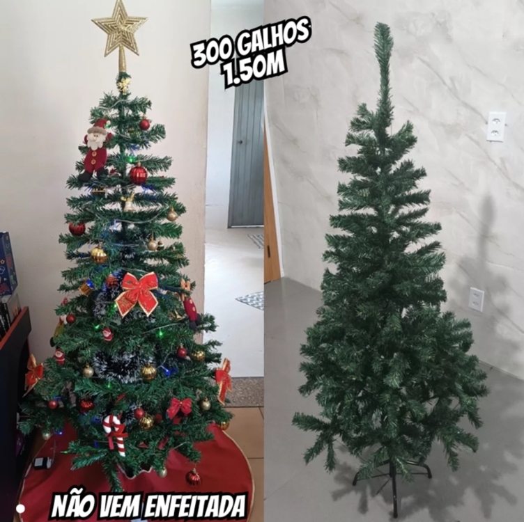 Árvore De Natal Grande Pinheiro Luxo Cheia Cor 1.50m Verde 300 Galhos 1 50 Arvore De Natal Grande Árvore De Natal Grande Pinheiro Luxo Cheia Cor 1.50m Verde 300 Galhos 1 50 Arvore De Natal Grande