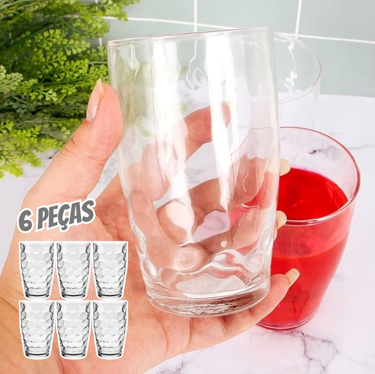 Conjunto de Copos Nadir Poema 300 ml – 6 Peças Conjunto de Copos Nadir Poema 300 ml – 6 Peças