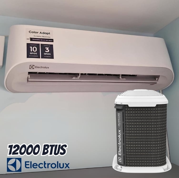 Ar-condicionado Split Inverter 12000 Btus Electrolux Color Adapt com Wi-fi Só Frio Yi12f/ye12f 220v Ar-condicionado Split Inverter 12000 Btus Electrolux Color Adapt com Wi-fi Só Frio Yi12f/ye12f 220v