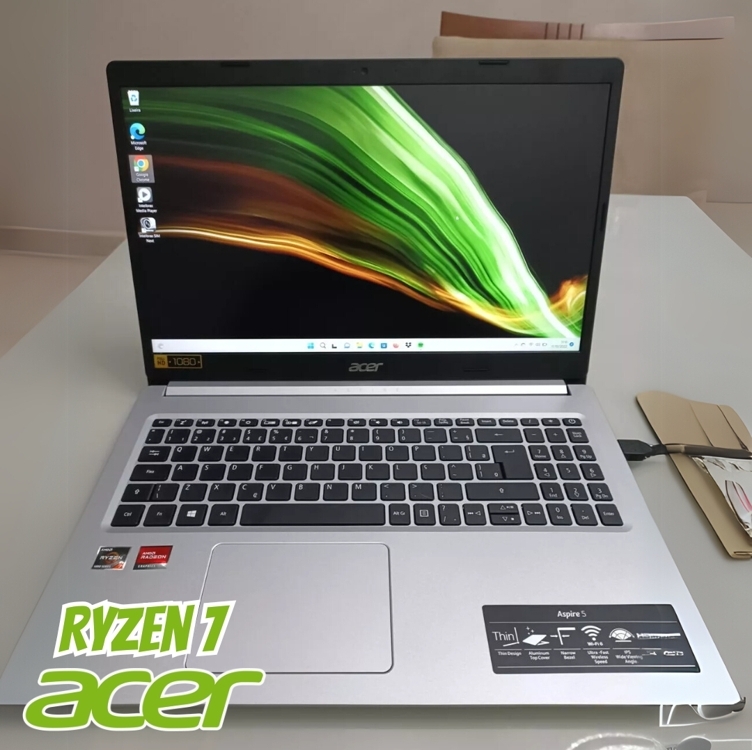 Notebook Acer Aspire 5 A515-45-R74D Amd Ryzen 7 5700U 8GB 512GB SSD Linux 15.6 Notebook Acer Aspire 5 A515-45-R74D Amd Ryzen 7 5700U 8GB 512GB SSD Linux 15.6