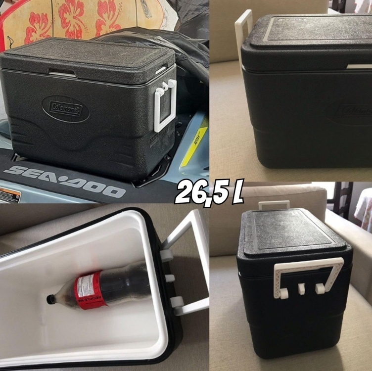 Recip. Termoplástico 28 Qt (26,5 L) All Black Recip. Termoplástico 28 Qt (26,5 L) All Black
