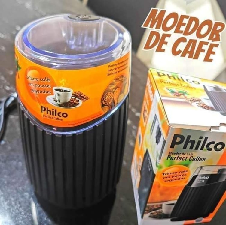 Moedor de café, Perfect coffee, 160W, Preto, 220v, Philco Moedor de café, Perfect coffee, 160W, Preto, 220v, Philco