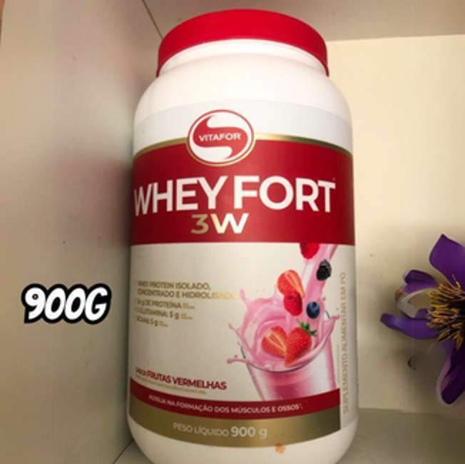 Vitafor - Whey Fort 3W - 900g - Frutas Vermelhas Vitafor - Whey Fort 3W - 900g - Frutas Vermelhas