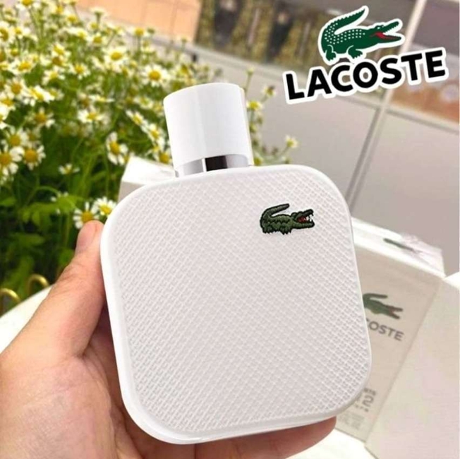 Lacoste L12.12 Blanc Masculino Eau De Toilette 100Ml, Lacoste L12.12 Blanc Masculino Eau De Toilette 100Ml,