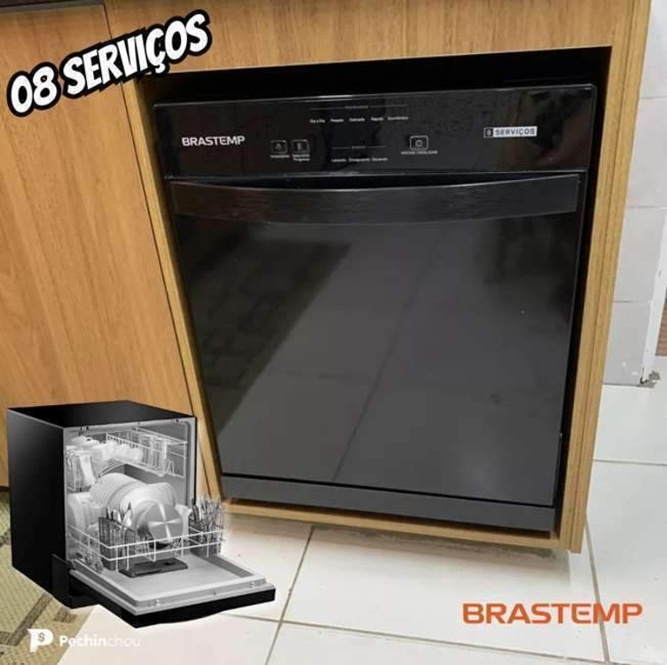 Lava Louças 8 Serviços Preto 220v Midea Lava Louças 8 Serviços Preto 220v Midea