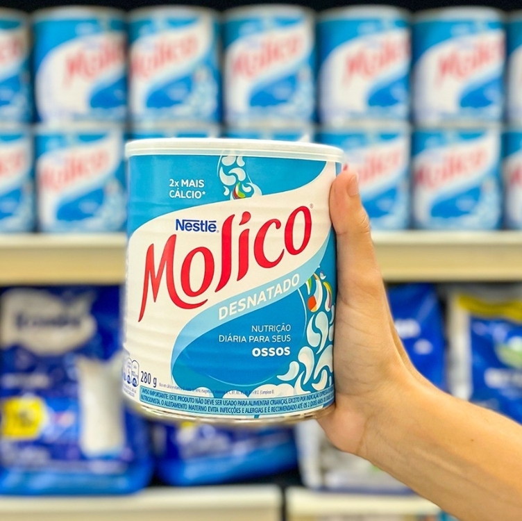Molico - Leite Em Pó, Desnatado, Nutrição Diária Para Seus Ossos, 280g Molico - Leite Em Pó, Desnatado, Nutrição Diária Para Seus Ossos, 280g