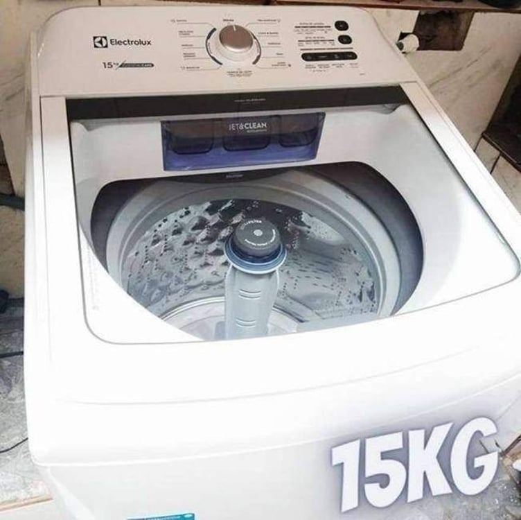 Máquina de Lavar Electrolux 15kg Branca Essential Care com Cesto Inox e Jet&Clean (LED15) Máquina de Lavar Electrolux 15kg Branca Essential Care com Cesto Inox e Jet&Clean (LED15)