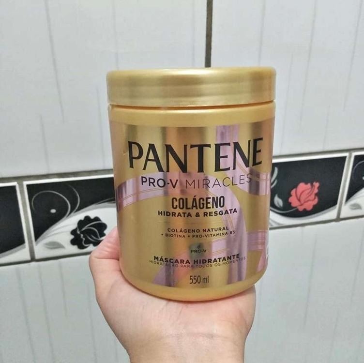 Máscara Hidratante Pantene Colágeno Hidrata e Resgata 550ml, Pantene Máscara Hidratante Pantene Colágeno Hidrata e Resgata 550ml, Pantene