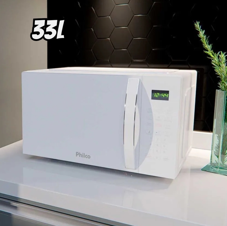 Micro-ondas Philco 33L Branco Pmo38b 127v Micro-ondas Philco 33L Branco Pmo38b 127v