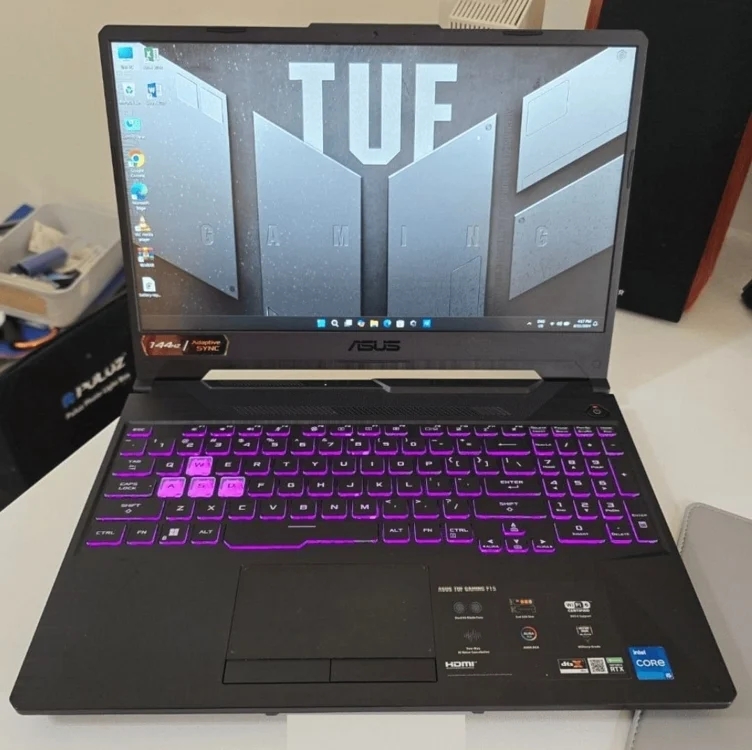 Notebook ASUS TUF Gaming F15 Intel Core i7 16 GB 512 GB SSD W11 Home Tela 15.6" FHD Mecha Gray - FX507VU-LP177W Notebook ASUS TUF Gaming F15 Intel Core i7 16 GB 512 GB SSD W11 Home Tela 15.6" FHD Mecha Gray - FX507VU-LP177W