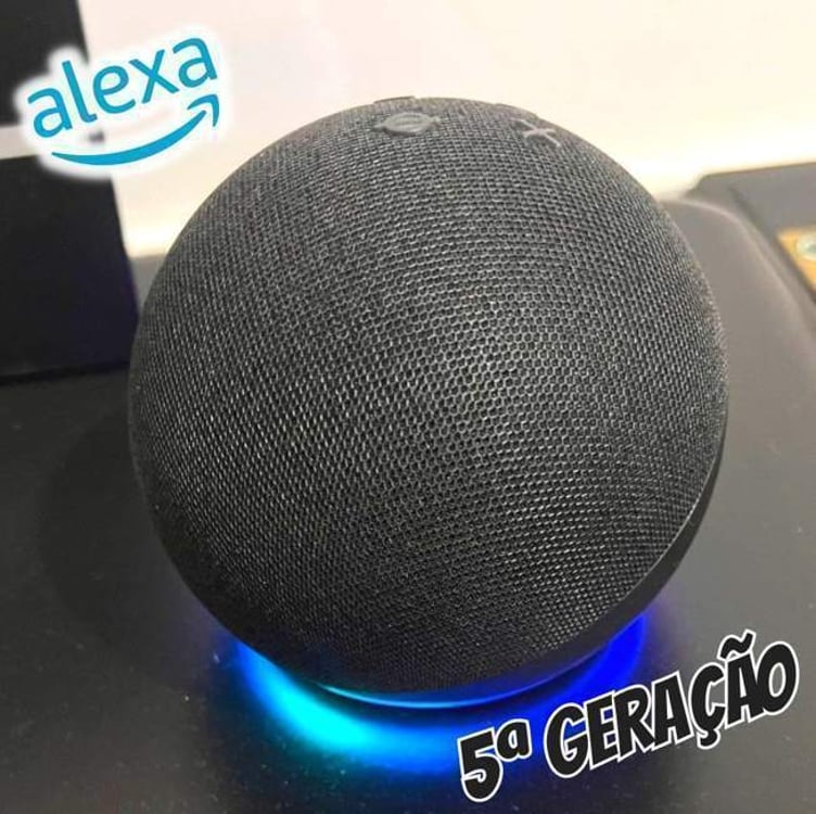 Echo Dot 5ª Geração Alto-falante De 1,73 Azul Amazon Echo Dot 5ª Geração Alto-falante De 1,73 Azul Amazon