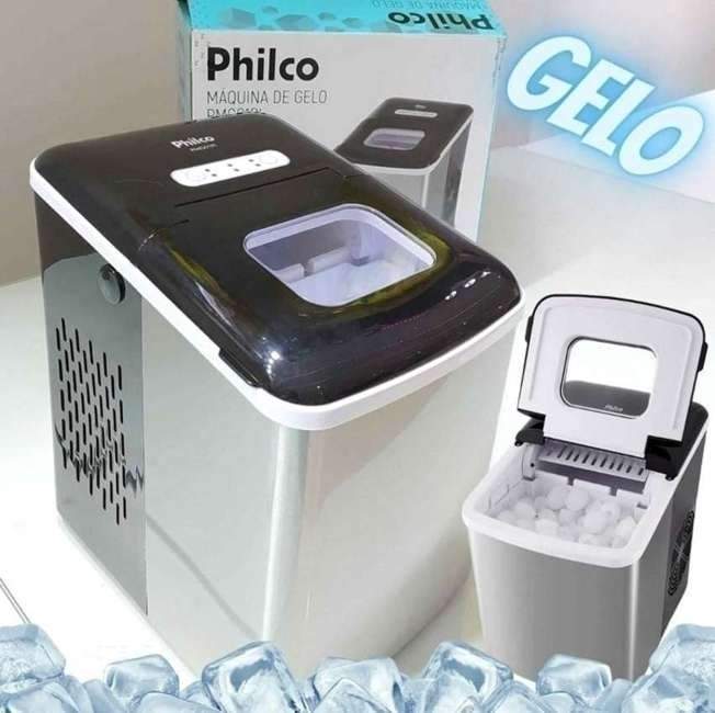 Máquina de Gelo Philco 12kg Pmg01pi 110v Máquina de Gelo Philco 12kg Pmg01pi 110v