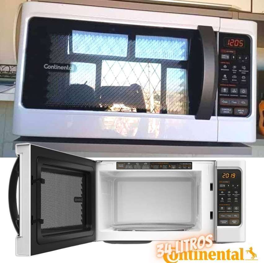 Micro-ondas Continental Branco 34 Litros com Função Descongelar (MC34B) Micro-ondas Continental Branco 34 Litros com Função Descongelar (MC34B)