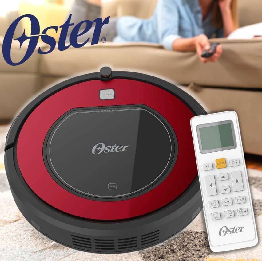 Aspirador Robô Keep Clean Oster Preto/Vermelho OASP303 - BAT Aspirador Robô Keep Clean Oster Preto/Vermelho OASP303 - BAT