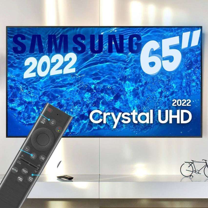 Smart TV Samsung 65" Crystal UHD 4K UN65BU8000GXZD 2022 Dynamic Crystal Color Design Air Slim Smart TV Samsung 65" Crystal UHD 4K UN65BU8000GXZD 2022 Dynamic Crystal Color Design Air Slim