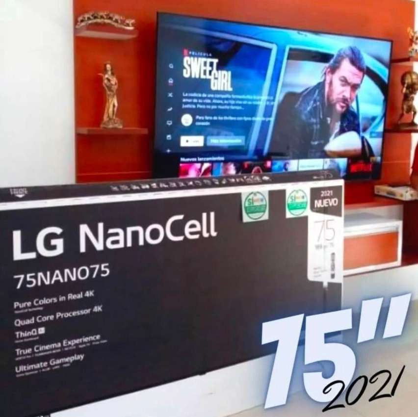 Smart TV 75" LG 4K NanoCell 75NANO75 HDMI 2.0, Nvidia GEFORCE NOW, ThinQAI, Smart Magic, Google, Alexa Smart TV 75" LG 4K NanoCell 75NANO75 HDMI 2.0, Nvidia GEFORCE NOW, ThinQAI, Smart Magic, Google, Alexa