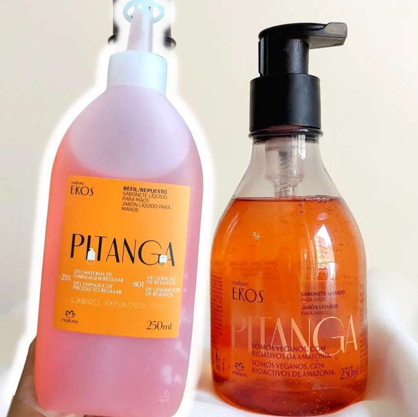 Kit Ekos Sabonete Líquido para Mãos Pitanga com Refil Kit Ekos Sabonete Líquido para Mãos Pitanga com Refil