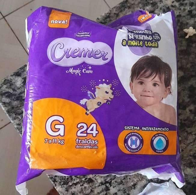 Fralda Cremer Jumbo G 24 Unidades Fralda Cremer Jumbo G 24 Unidades