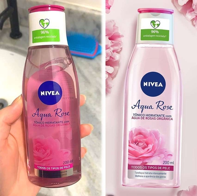 Nivea Tônico Hidratante Aqua Rose 200ml - Cuidado Facial - Melhora A Aparência Dos Poros, Tonifica E Finaliza A Limpeza Do Rosto, Além De Hidratar Intensamente Com Água De Rosas Orgânica Em Sua Composição Nivea Tônico Hidratante Aqua Rose 200ml - Cuidado Facial - Melhora A Aparência Dos Poros, Tonifica E Finaliza A Limpeza Do Rosto, Além De Hidratar Intensamente Com Água De Rosas Orgânica Em Sua Composição